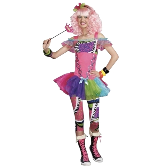 Dreamgirl Retro 80s Halloween Costume S (3 - 5) - Picture 8 of 8